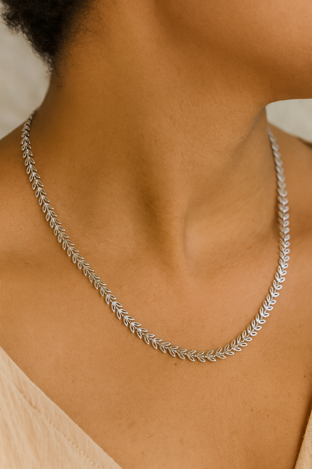 Colar Folhagem