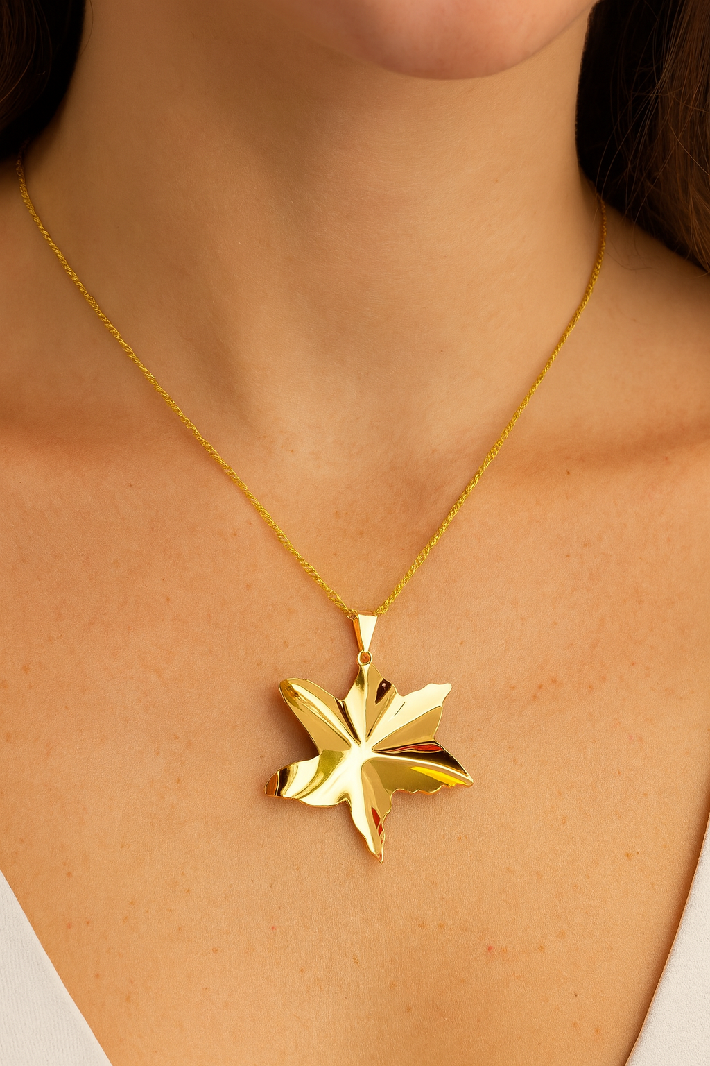 Colar Flor orgânica