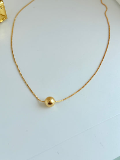 Colar Bolinha, corrente veneziana