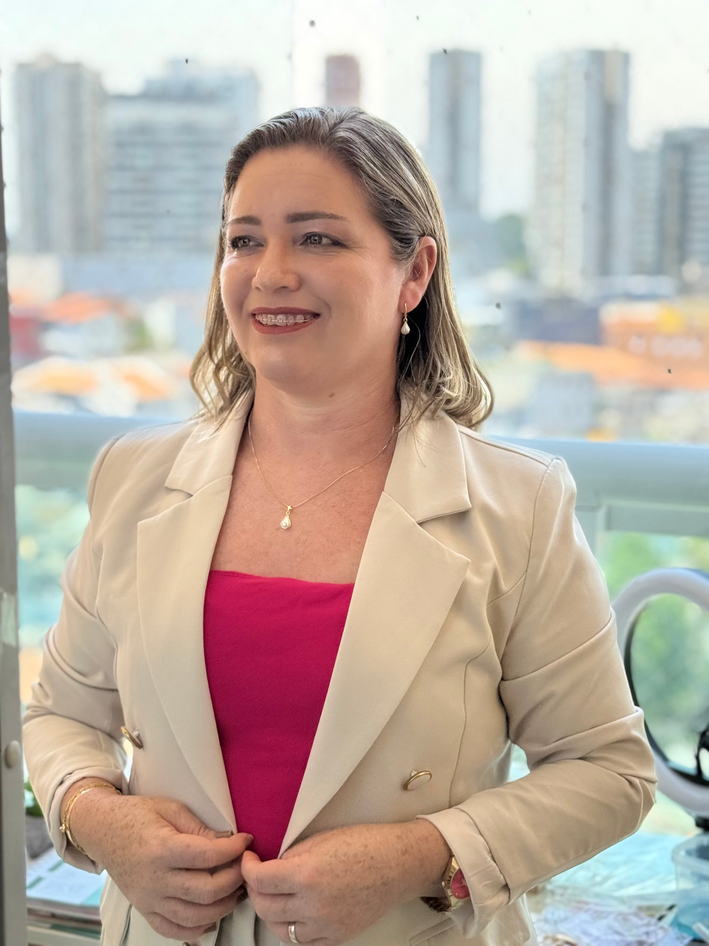 Conjunto de gota em pérola