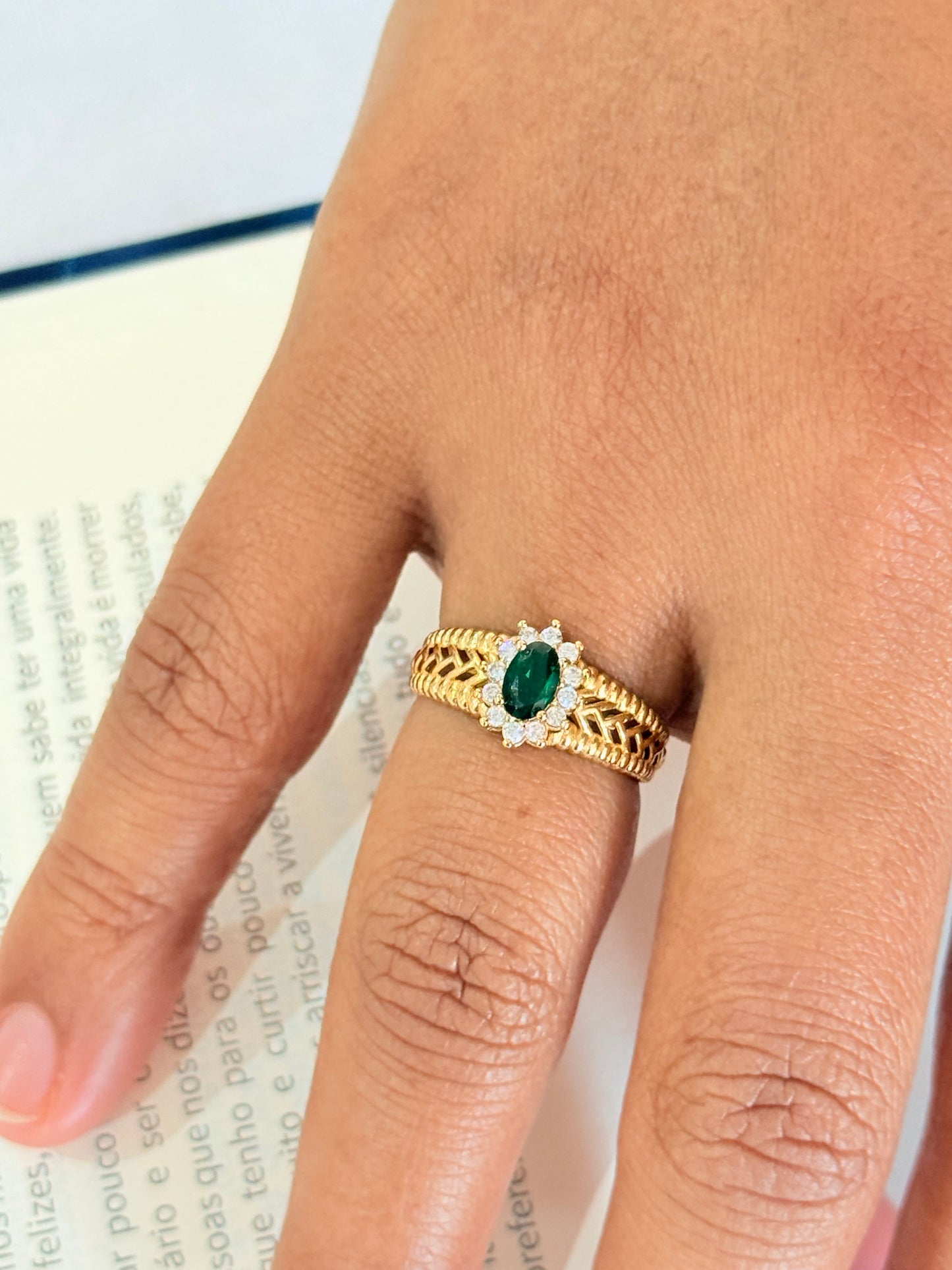 Anel pedra Formatura