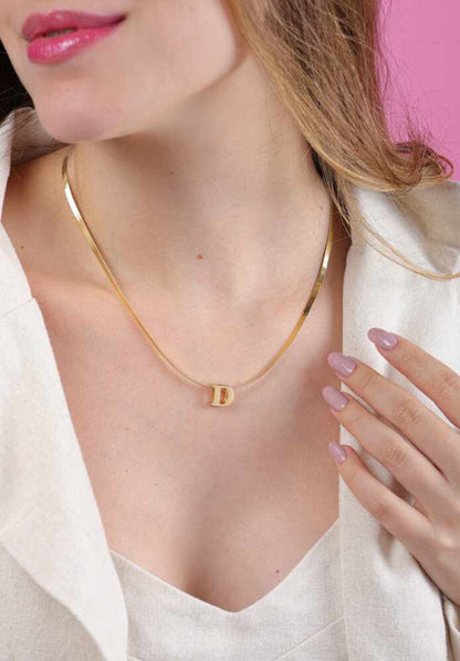 Colar pigente personalizado iniciais