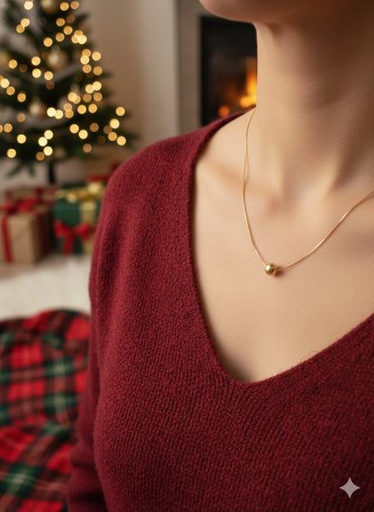 Colar Bolinha, corrente veneziana