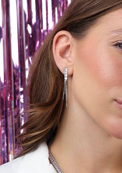 Brinco no Ródio Branco