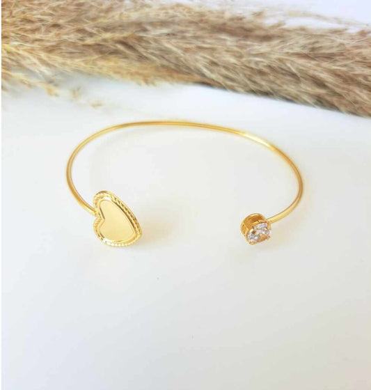 Bracelete Coração/luz