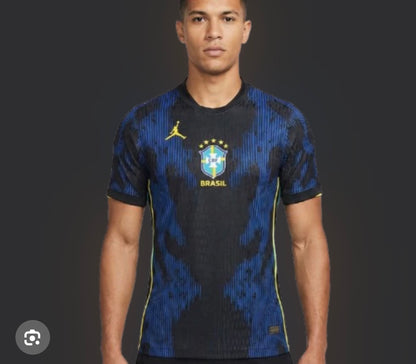 Camiseta Brasil Azul Estilo Seleção 2026 T-Shirt Esportiva Masculina