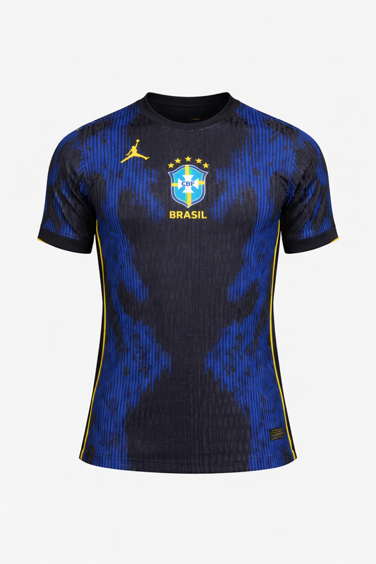 Camiseta Brasil Azul Estilo Seleção 2026 T-Shirt Esportiva Masculina