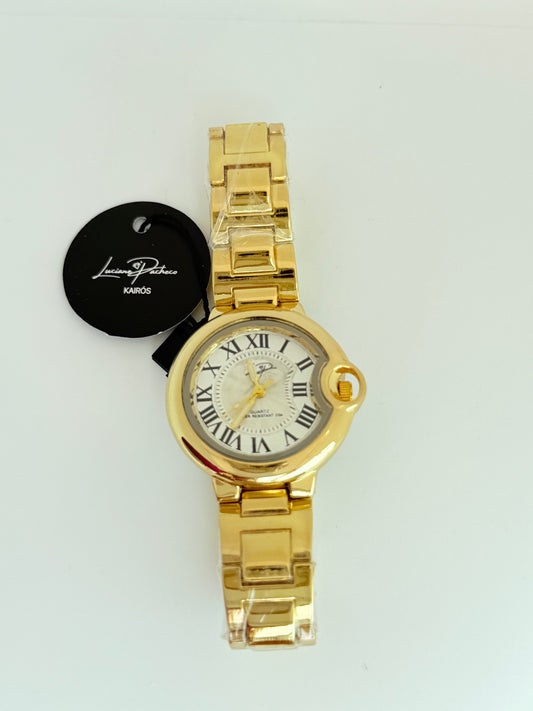 Relógio Original Feminino Mini Noma Gold, a prova d’água Pulseira e caixa em aço carbono, acompanha embalagem premium-lata