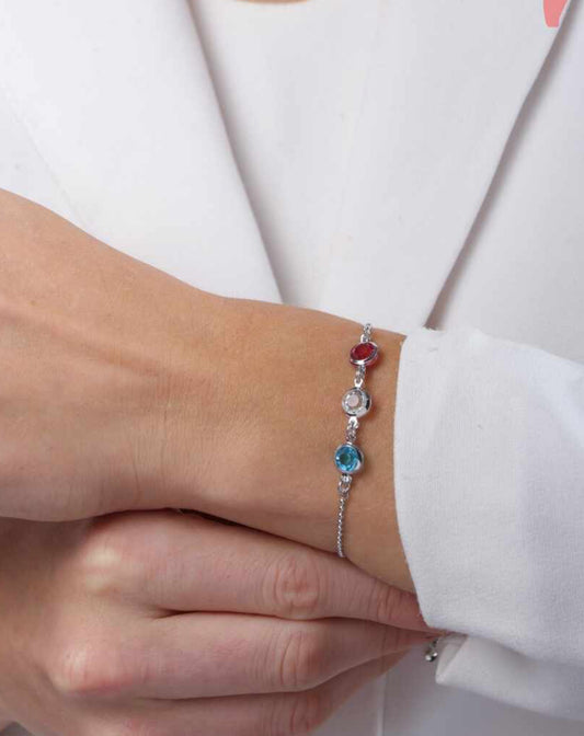 Pulseira no Ródio Branco