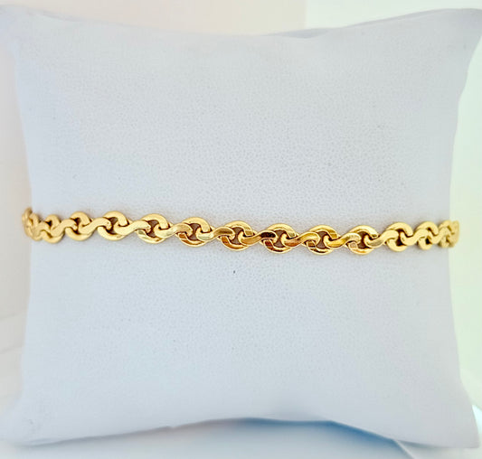 Pulseira Elos trançados