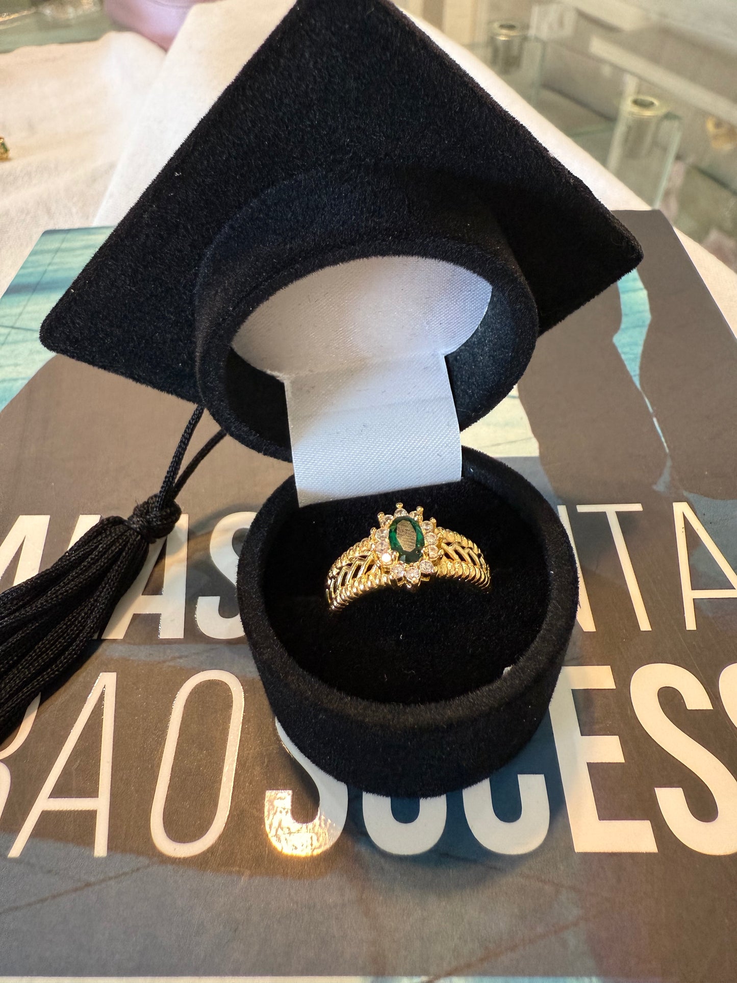 Anel pedra Formatura